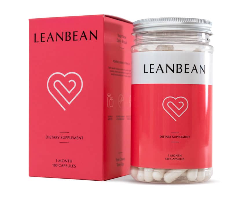 Lean bean flaska med förpackning