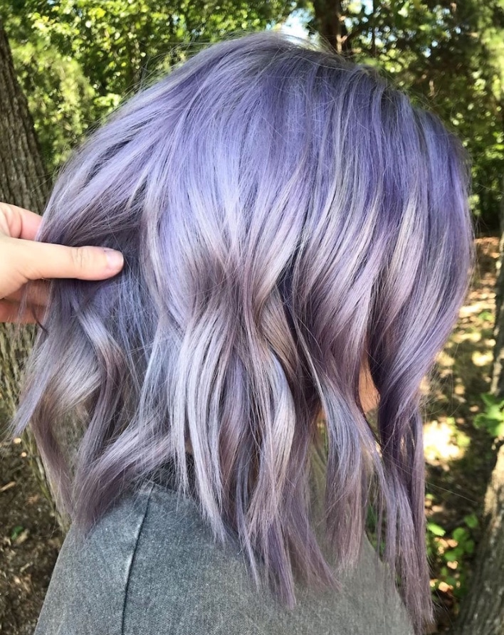 lavender orchid hair color