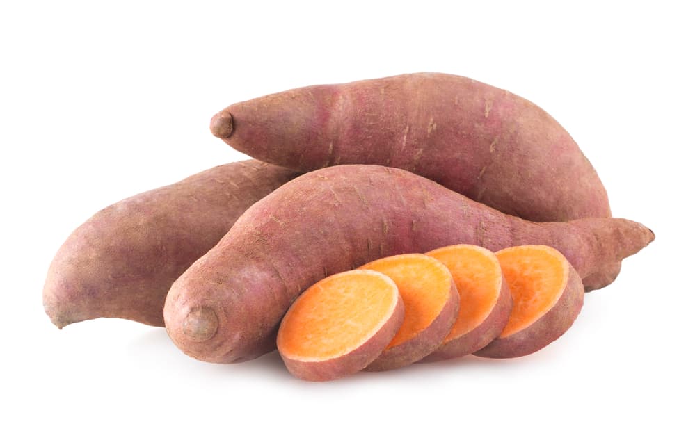 sweet potato slices