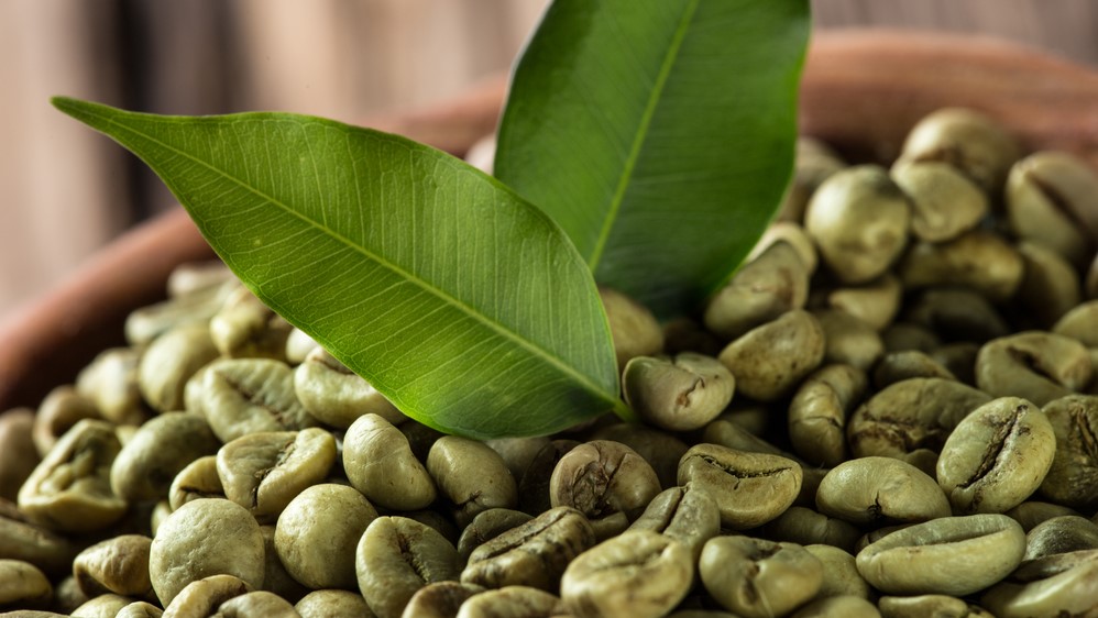 green coffee beans