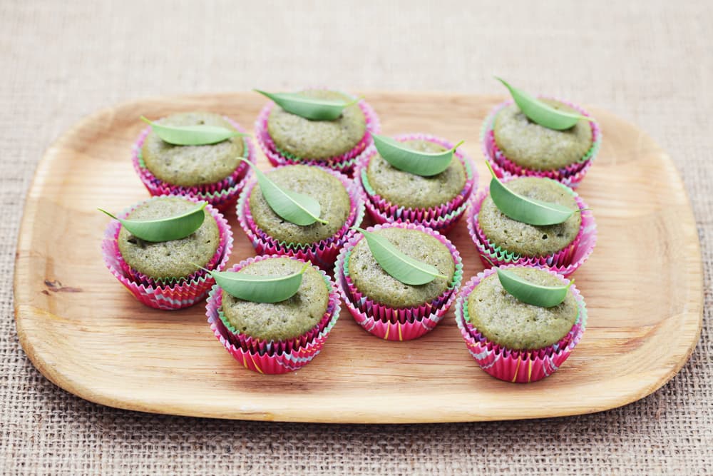 muffin al tè verde